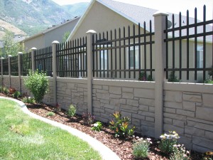 EcoStone with Iron Fence