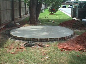 10' Gazebo Concrete Pad