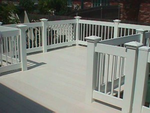 Porch Railing with Deck