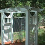Flat Top Arbor with Scrolls