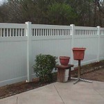Panel Privacy Fence with CA Lattice