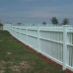 Straight Top Ornamental Picket Fence