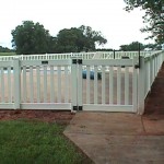 Pool Gate with Magna Latch and Self-Closing Hinges