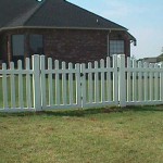 Scalloped Fence - 6' Double Gate