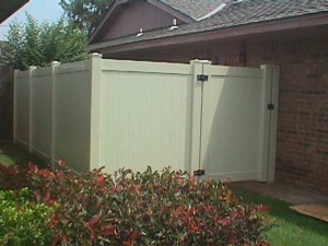 Almond Privacy with Walk Gate
